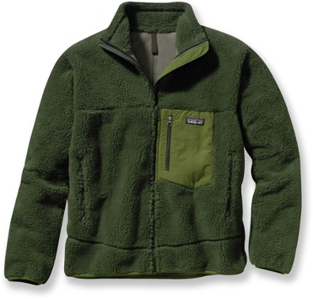 Patagonia green store fleece jacket