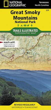 Great Smoky Mountains National Park Trail Map