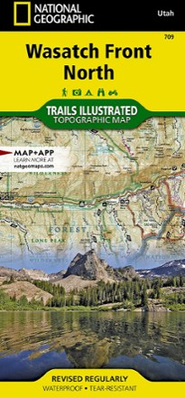 National Geographic Wasatch Front North Trail Map 