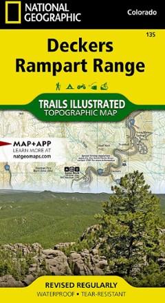 Deckers/Rampart Range Trail Map