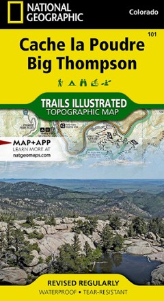 Cache La Poudre / Big Thompson Topographic Map