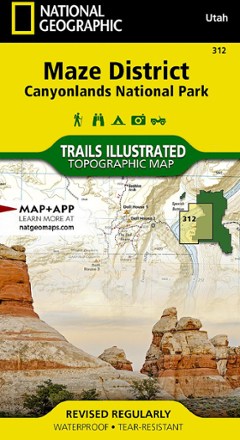 National Geographic Canyonlands National Park Maze District Trail Map   785610