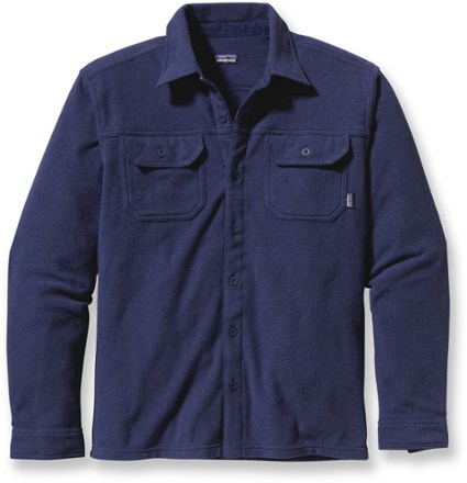 Men's button down fleece shirts best sale