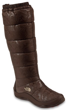 Nuptse Knee High Winter Boots Women s Brown 8.5