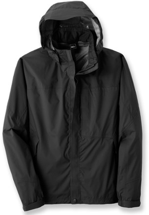 Thin jacket with online hood