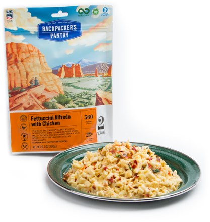 Below is the newest version of Backpacker's Pantry Fettuccini Alfredo with Chicken - 2 Servings