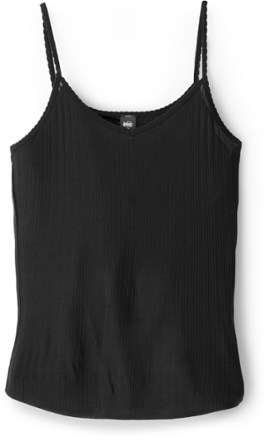 Women's Tank Top Seamless Lingerie Padded Camisole Black- D3002