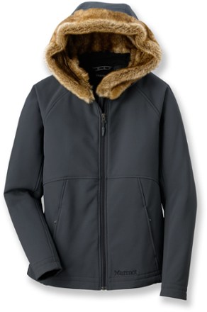 Marmot jacket with store fur hood