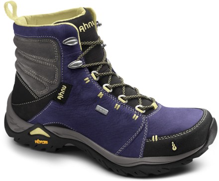 purple hiking boots