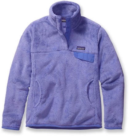 patagonia - women's re-tool snap t pullover jacket fleece rare