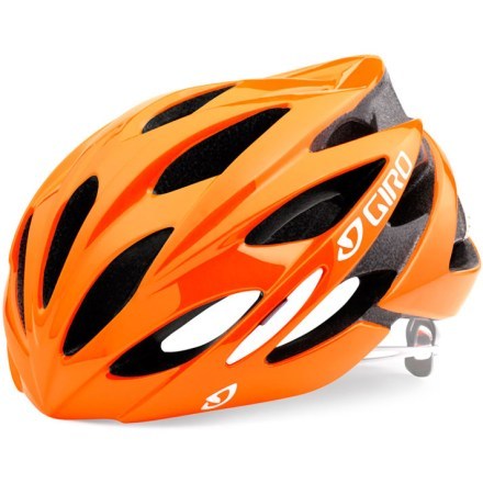 Orange giro helmet new arrivals