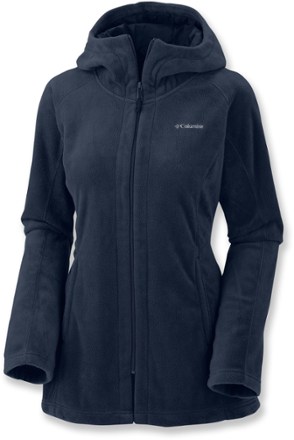 long fleece hoodie women's