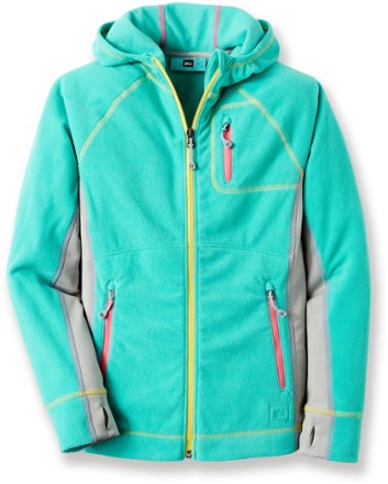 women's fleece jacket with thumb holes