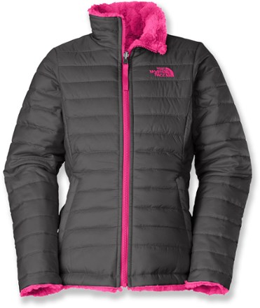 The North Face Reversible Mossbud Swirl Fleece Jacket Girls REI Co op