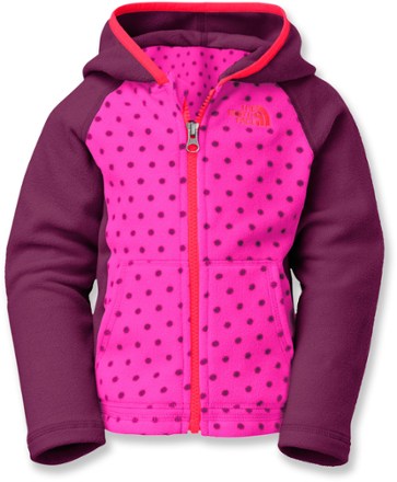 north face toddler glacier full zip hoodie