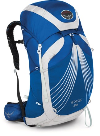 Osprey Packs Exos 38 Backpack (2017 Model), Pacific Blue, Medium