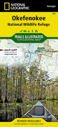 Okefenokee National Wildlife Refuge Topographic Map