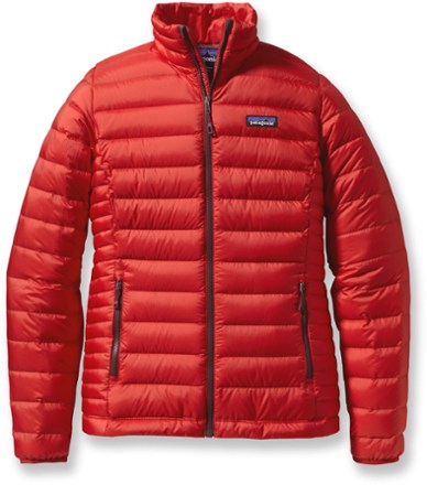 patagonia down jacket red