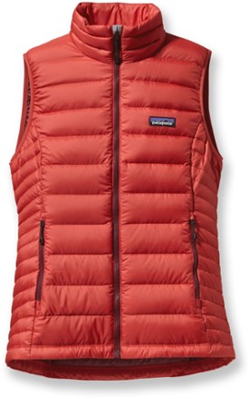 red patagonia vest