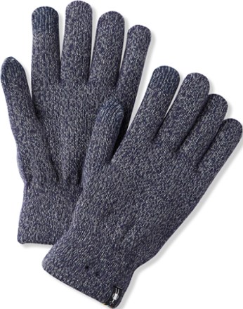 black wool gloves