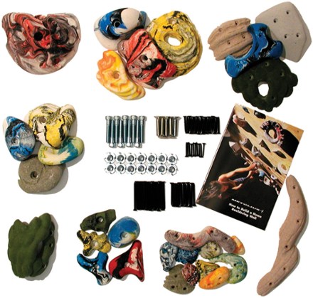 Below is the newest version of Metolius Mega 30 Climbing Hold Set