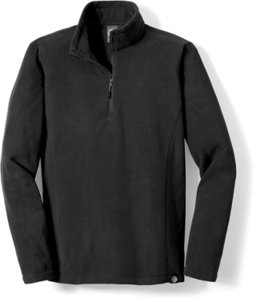 Men's Fleece 1/4 Zip in Black