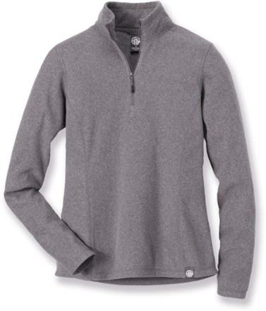 womens fleece quarter zip