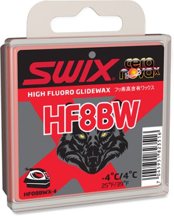 HF8BW High-Fluoro Glide Wax - 25 to 39 Degrees F - 40g