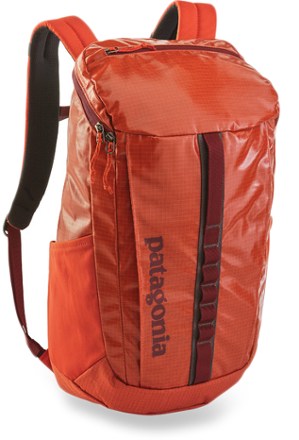 Patagonia store orange backpack