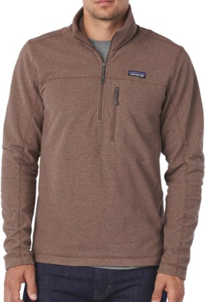 patagonia men's woolyester fleece quarter zip pullover sweater