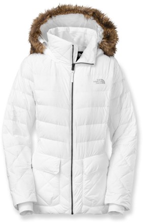 White fluffy north hot sale face jacket