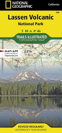 Lassen Volcanic National Park Topographic Map