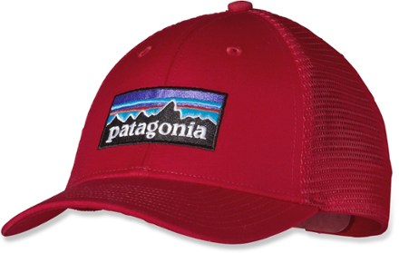 Red patagonia trucker hat on sale