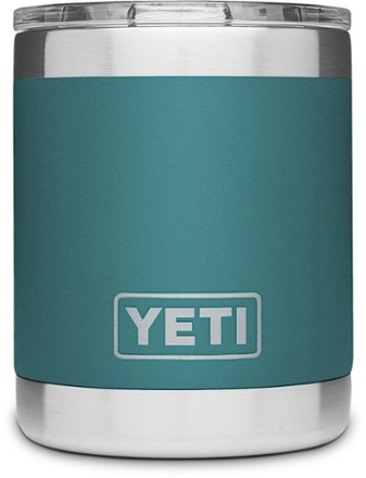 Yeti Rambler Lowball 10 Oz. Brick Red Stainless Steel Insulated