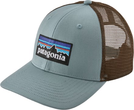 P-6 Logo Trucker Hat White w/Palo Green