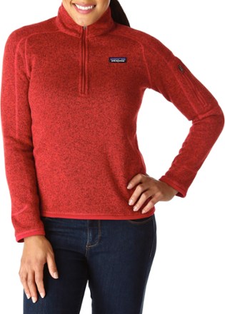 red patagonia sweater