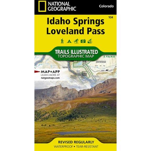 ## Trails Illustrated Idaho Springs/Georgetown/Loveland Pass Trail Map ...